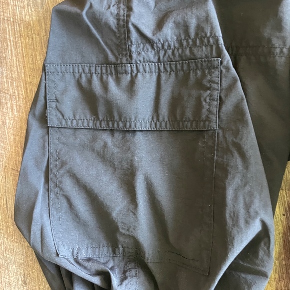 Black PINK Parachute Pants - Picture 3 of 7